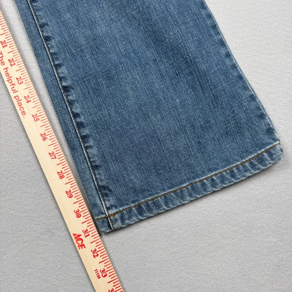 Guess Jeans Mens 34‎ Medium Wash Bootcut Denim Blue Cotton Pants X8302400000